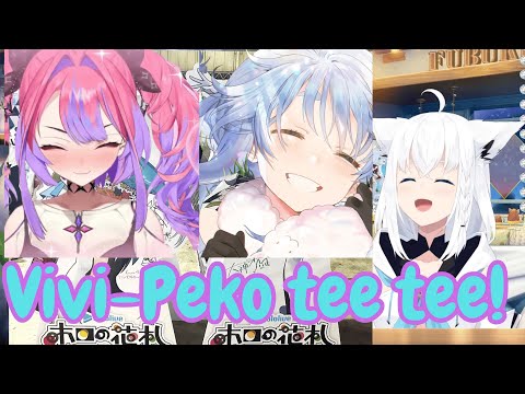 Fubuki Approves the Vivi-Peko Ship!💕 [HoloFes Moments]