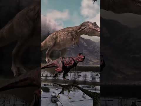 Tyrannosaurus T Rex chase! Part 407 #dinosaur #jurassicpark #dino #youtube #video #dinosaurios