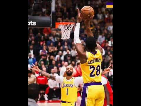Rui Hachimura on target 🎯 #nba #basketball #highlights  #lakers