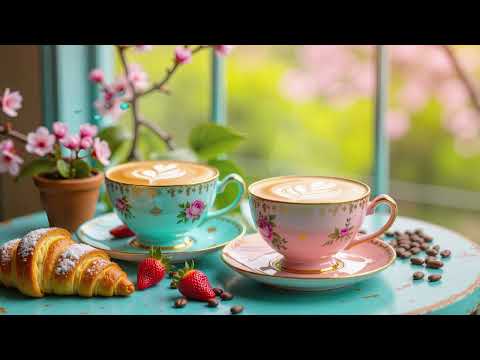 Cheerful Bossa Nova Music for A Positive Spring ☕ Morning Music & Cozy Atmosphere to Energize Ur Day