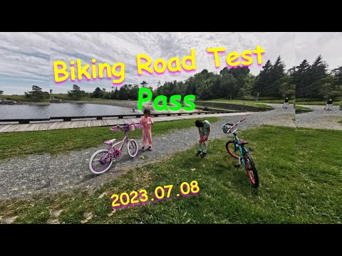 2023-0708 | Biking Road Test | Point Pleasant Park | Halifax | Nova Scotia | Family Park