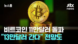비트코인 11만달러 돌파 '사상 최고'…"13만달러 간다" 전망도 / JTBC 뉴스룸