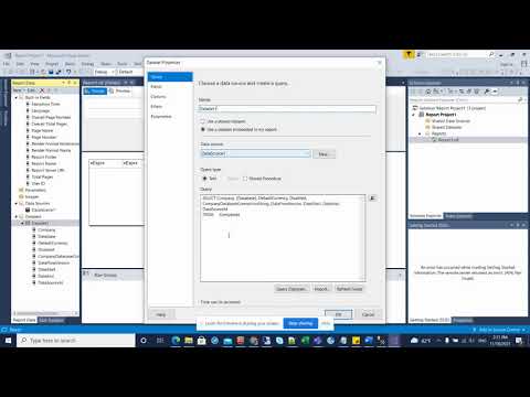 Report with SSRS Connected to Microsoft SQL