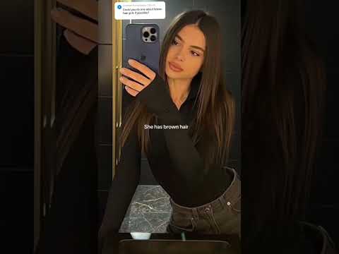 Pov: She has brown hair 🤎 #shorts #hairstyle #brownhair #hair #brown #aesthetic #pinterest #trend