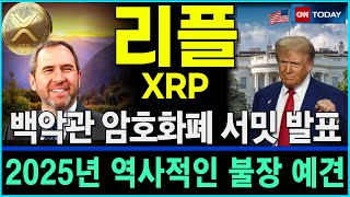 [리플 전망] 긴급 백악관 암호화폐 서밋 결과 발표 리플 주워담는 고래들 끊임없는 매집활동 포착 팩트체크 #엑스알피 #리플_코인 #리플_전망