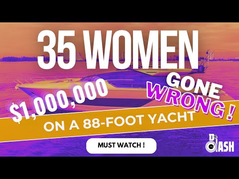 35 Women on a 88-foot Yacht (GONE WRONG) *MIAMI SPRING BREAK*