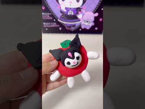DIY Kuromi Apple 🍎 💜🖤 #sanrio #kuromi #kawaii #cute #diy