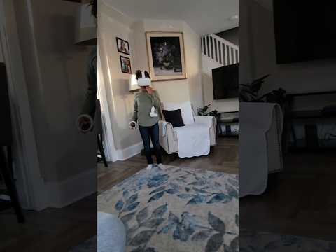 My daughter is playing video games, VR  #videogames #vr #play #playtime #home #daughter #love