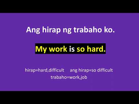BASIC-ADVANCED TAGALOG ENGLISH EXPRESSIONS FOR  FILIPINO LEARNERS-3