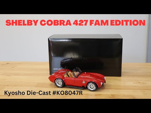 Kyosho Shelby Cobra 427 FAM 1:18 Scale Replica Model Limited Edition KO8047R