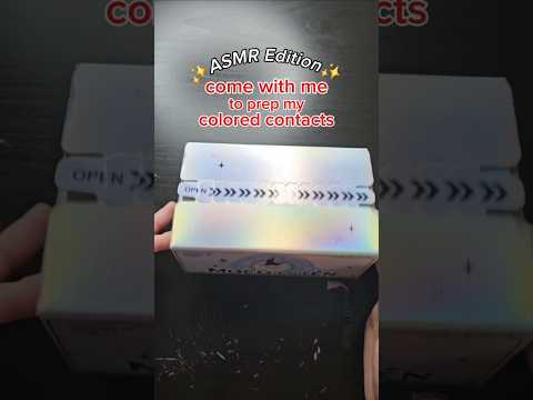 How to: Prep colored contacts #cosplay #cosplayer #coloredcontacts #contacts #cosplaycontacts