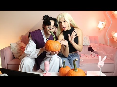 🔴PUMPKIN CARVING STREAM🔴WITH @pearllhime