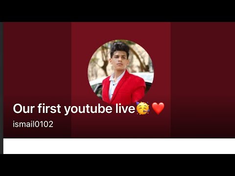 Our first youtube live Guys🥳❤️