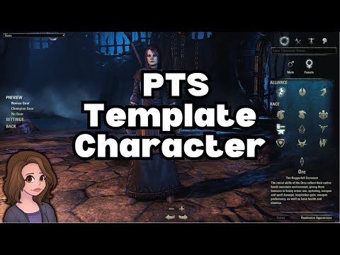 ESO - How to create a PTS Template Character