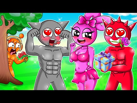 Pinki’s Love Triangle! Will Oren win Pinki's Heart? | Incredibox Sprunki Animation