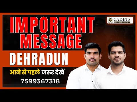 Robin Sir Important Message For NDA Students – Must Watch Before Coming to Dehradun! #nda12025