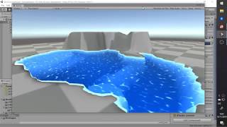 [Unity] Water shader testing using PBR Graph