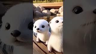 Cute otter #otter #seal #wildwonders #arcticanimal #polarbearrescue #wildlifeconservation