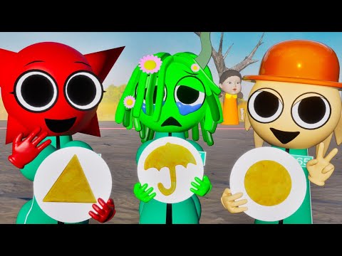 Incredibox Sprunki Vs. Squid Game — Candy Game - Fun Animation
