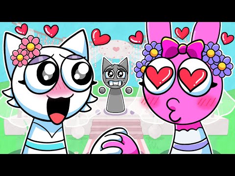 WENDA & PINK GOT MARRIED?! Incredibox Sprunki Cartoon Animation