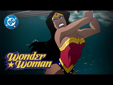 Wonder Woman - Diana Beats Ares | Super Scenes | DC