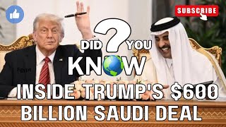 Inside Trump's $600 Billion Saudi Deal #TrumpSaudiDeal #SaudiUSRelations #Geopolitics #GlobalDeals