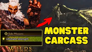 Monster Carcass LOCATION - MH Wilds Ultimate Strength Akuma Mission