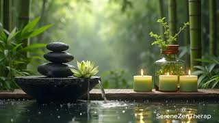 Healing Night Music 🌠 Fall Asleep Fast with Water & Piano Melodies