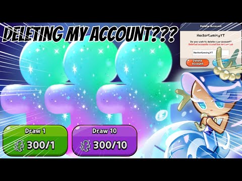 I DELETED MY ACCOUNT!? | COOKIE RUN KINGDOM GACHA OPENING