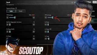 UPDATE 3.7 SCOUT OP PUBG SENSITIVITY 2025 (No Recoil) | PUBG MOBILE BEST SENSITIVITY 2025