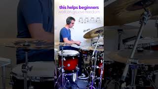 This Helps Beginners work on Groove Freedom - Drum Lesson #beginnerdrums #howtoplaydrums #learning