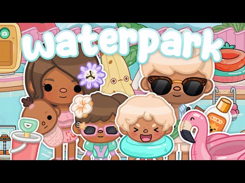 Family Trip To The WATERPARK! 👙 | with voices 🔈| Toca Life World Roleplay