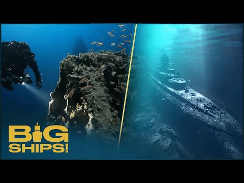 What Happened To Sunken WWII U-Boat U-455? | Mystery Of The Lost Submarine | Big Ships!