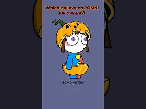 Which Halloween POMNI is your favorite? 10 Different Styles TADC POMNI Roulette! #shorts #halloween