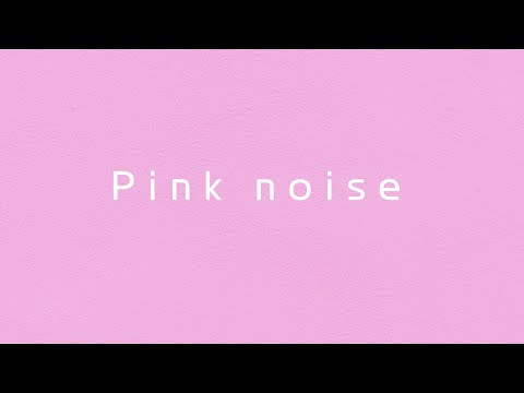 🩷 Pink Noise for Better Sleep & Mental Reset | 3 Hours of Calm Smooth Energy 🎧🌸 | Pastel Pink Power