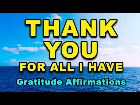 Thank You Affirmations | Morning Affirmations for Gratitude | Peaceful Positive Affirmations