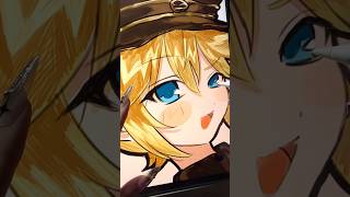 この鏡音レンを描きたかっただけ🍌