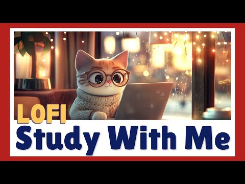 📓🐾 Study with Me Lofi Cat | Relaxing beats for Focus Mode 🎧