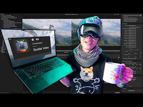 Compressor 4.10 Update: AI Retiming & Spatial Video Workflow for Apple Vision Pro