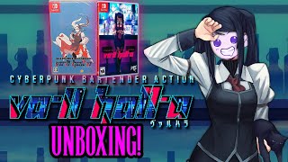 Unboxing Va-11 Hall-A Cyberpunk Bartender Visual Novel On Nintendo Switch! (Valhalla)