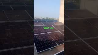 250 kw on grid solar installation