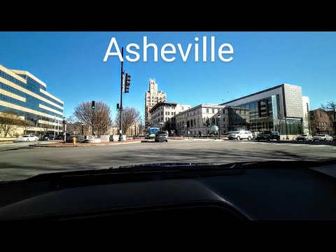 Asheville, NC, USA | Driving Downtown | After Hurricane Helene | Update 12/23/24