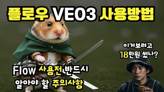 ✨구글 플로우 유료 사용 후기와  꿀팁! 영상 제작 방법 | FLOW VEO3