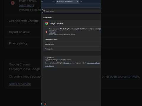 Fix Chrome update error #windowsupdate