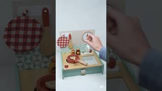 時尚行動小餐廚 | Kitchenette #木製玩具 #tenderleaf