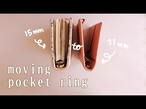 Down sizing●EDC pocket ring planner●システム手帳を軽量化する
