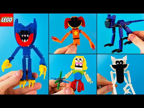 LEGO Poppy Playtime: Building Every NEW Character (CatNap, DogDay, Huggy Wuggy, Miss Delight)