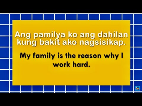 EASY TAGALOG-ENGLISH TRANSLATION /SENTENCES FOR DAILY CONVERSATION 2 #englishtagalogtranslation