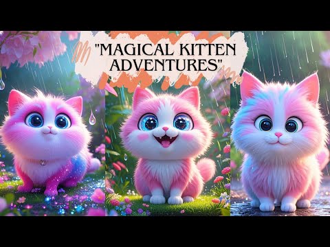 Adventures of the Fluffy Pink Kitten: A Whimsical Journey in AI Art"