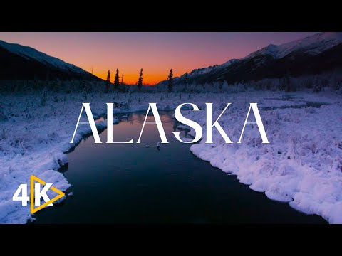 Alaska 4K - Scenic Film for Relaxation with Calm Music and Nature Scenes - 4K video UltraHD #alaska